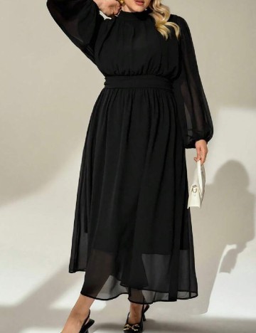 Rochie lunga SHEIN CURVE, negru