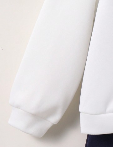 Compleu Shein Kids, alb/bleumarin