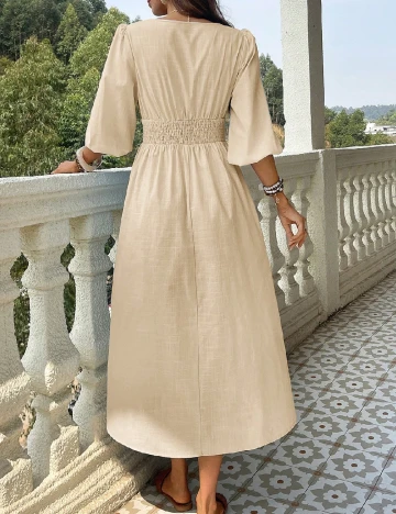 Rochie medie SHEIN, crem