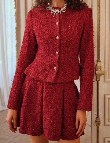 Compleu SHEIN, visiniu