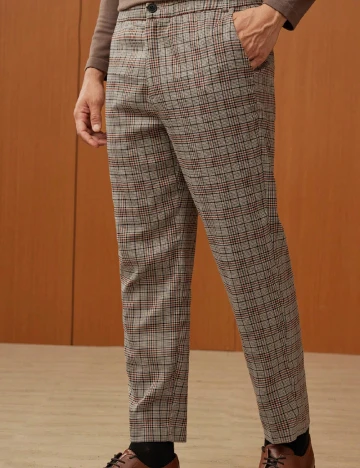 Pantaloni SHEIN, maro