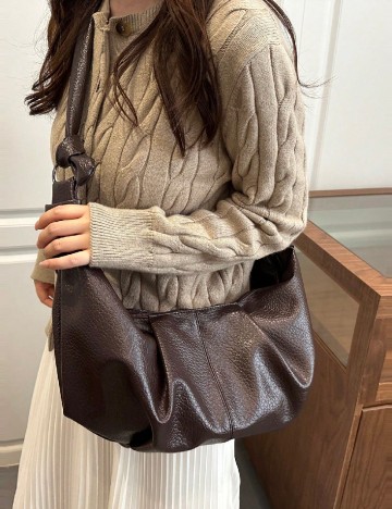 
						Geanta SHEIN, maro inchis