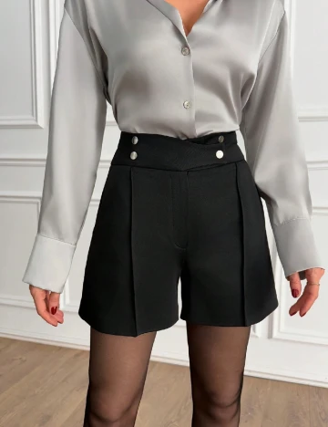 Pantaloni scurti SHEIN, negru