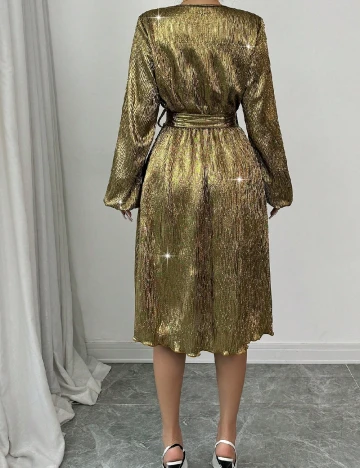 Rochie scurta SHEIN, auriu