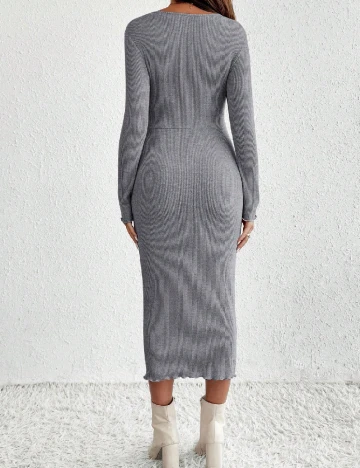 Rochie medie SHEIN Maternity, gri