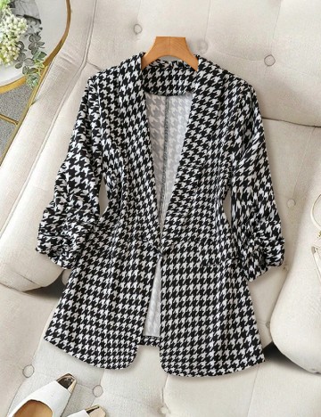 
						Blazer Emery Rose Curve, alb/negru