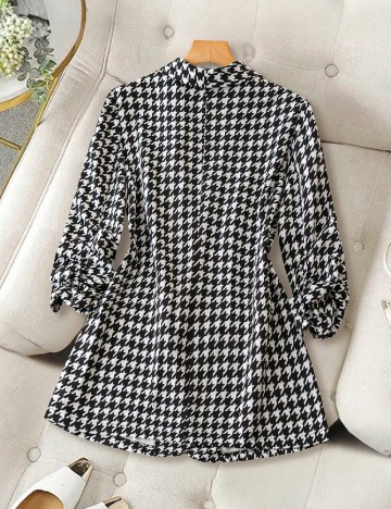 Blazer Emery Rose Curve, alb/negru