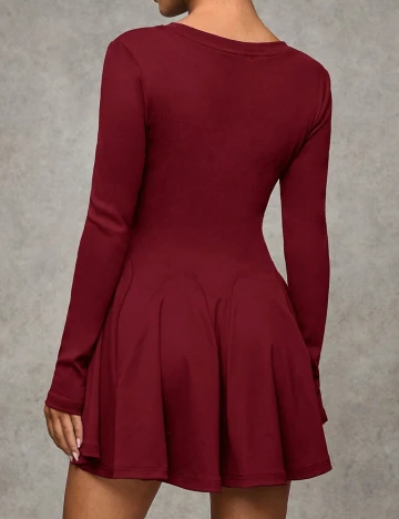 Rochie scurta SHEIN, visiniu