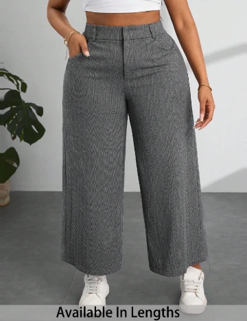 Pantaloni SHEIN CURVE, gri