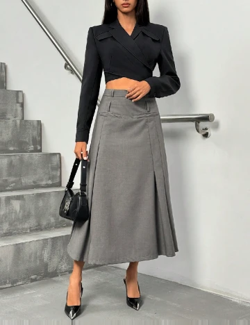 Sacou SHEIN, bleumarin inchis