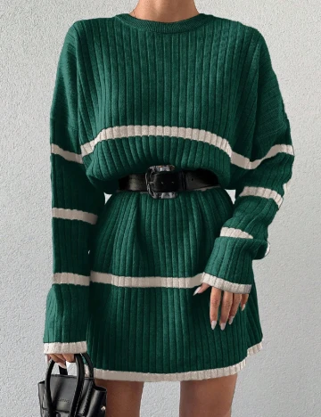 Rochie scurta SHEIN, verde