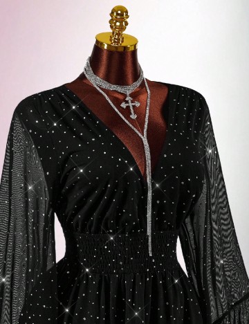 Rochie scurta SHEIN CURVE, negru