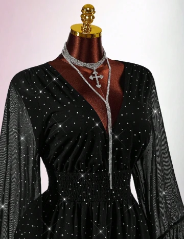 Rochie scurta SHEIN CURVE, negru