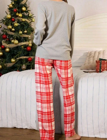 Pijama Carla Mara, mix culori