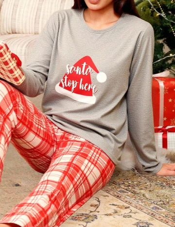 Pijama Carla Mara, mix culori