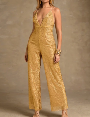 Salopeta SHEIN, auriu