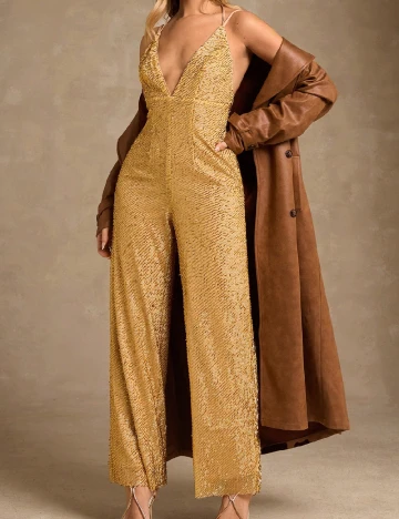 Salopeta SHEIN, auriu