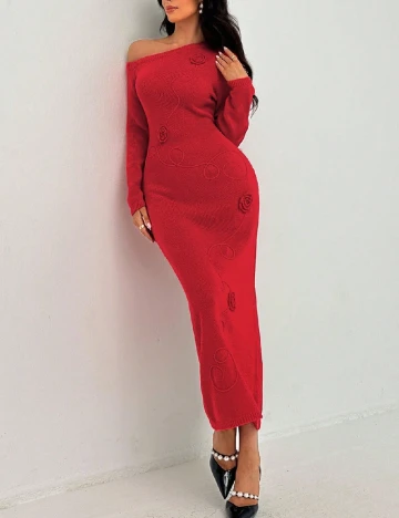 Rochie lunga SHEIN, rosu