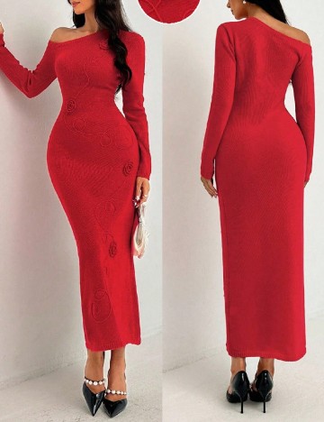 Rochie lunga SHEIN, rosu