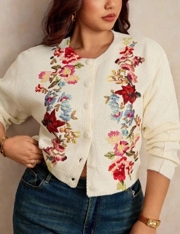 Bluza SHEIN CURVE, galben deschis