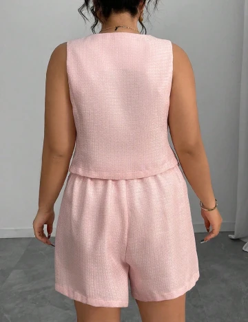 Compleu SHEIN CURVE, roz