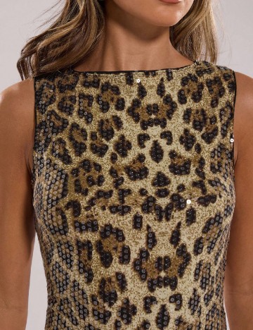 Rochie scurta SHEIN, animal print