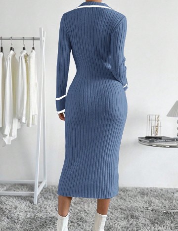 Rochie medie SHEIN, albastru