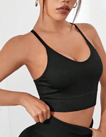 Bustiera SHEIN, negru