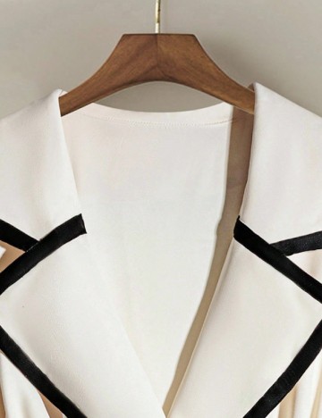 Sacou SHEIN CURVE, crem