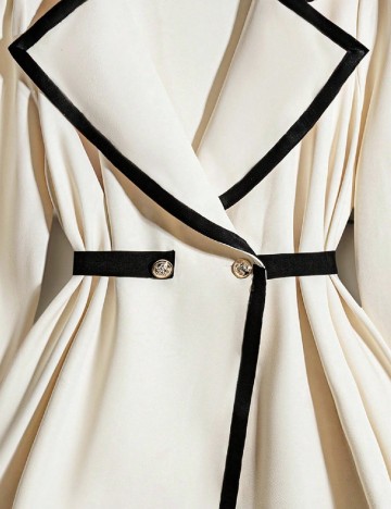 Sacou SHEIN CURVE, crem