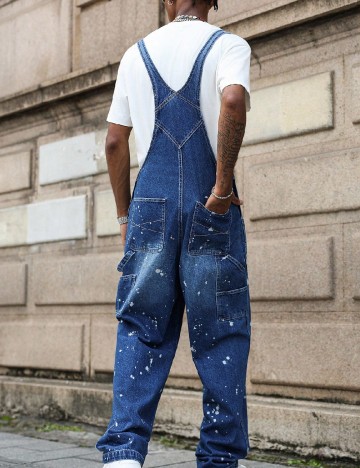 Salopeta SHEIN, albastru