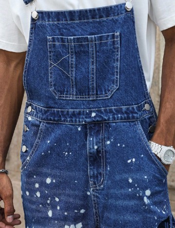 Salopeta SHEIN, albastru