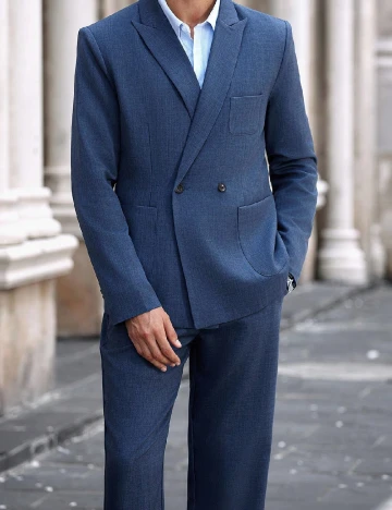 Costum SHEIN, albastru