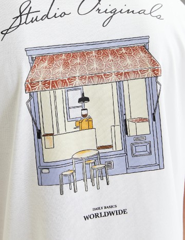 Tricou Jack&Jones, alb