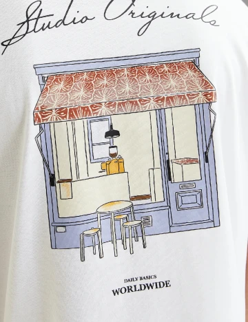 Tricou Jack&Jones, alb