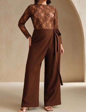 
						Pantaloni Anewsta Curve, maro