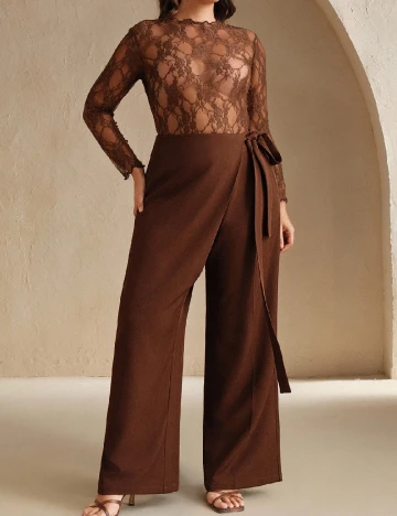 Pantaloni Anewsta Curve, maro