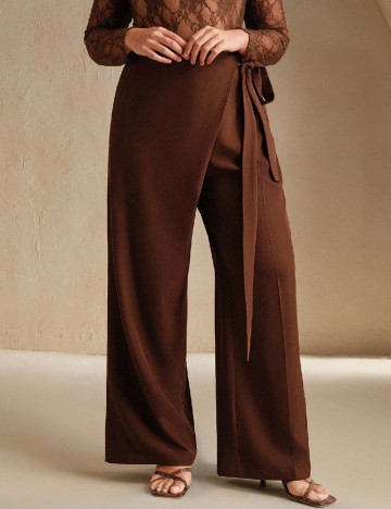 Pantaloni Anewsta Curve, maro