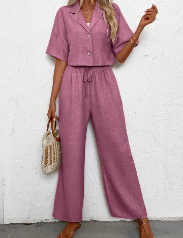 
						Compleu SHEIN, roz pudra