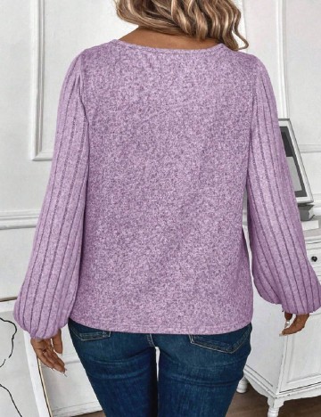 Bluza SHEIN CURVE, mov