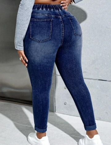 Blugi SHEIN CURVE, bleumarin