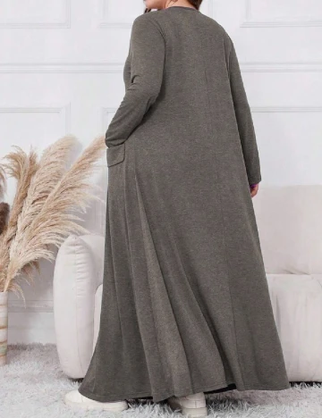 Rochie lunga SHEIN CURVE, gri