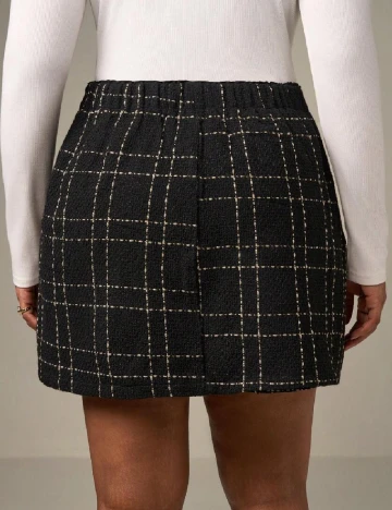 Fusta pantalon SHEIN CURVE, negru