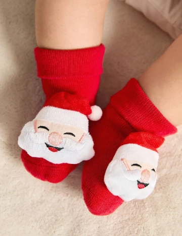 Sosete Shein Kids, rosu