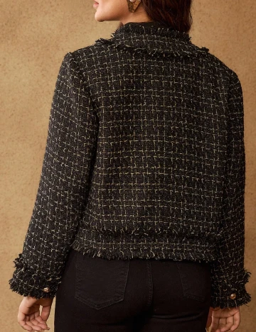 Jacheta MOTF Plus Size, negru