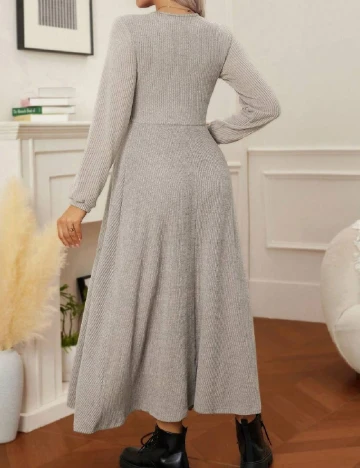 Rochie medie SHEIN Maternity, gri