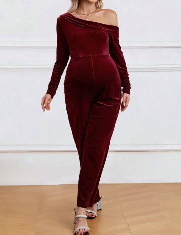 Salopeta SHEIN Maternity, visiniu