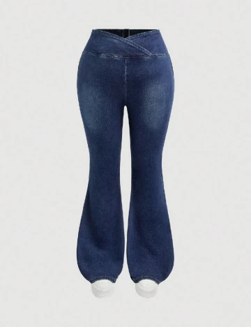 Blugi SHEIN CURVE, bleumarin