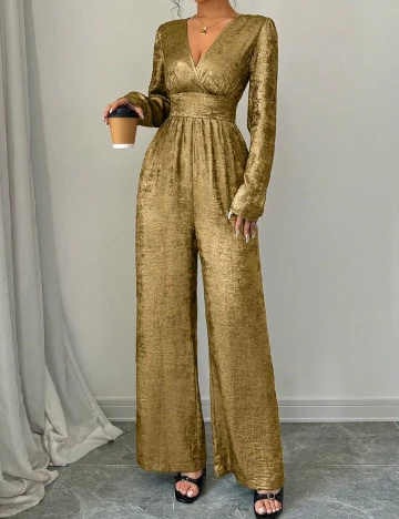 Salopeta SHEIN, auriu