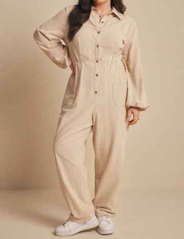 
						Salopeta SHEIN CURVE, crem